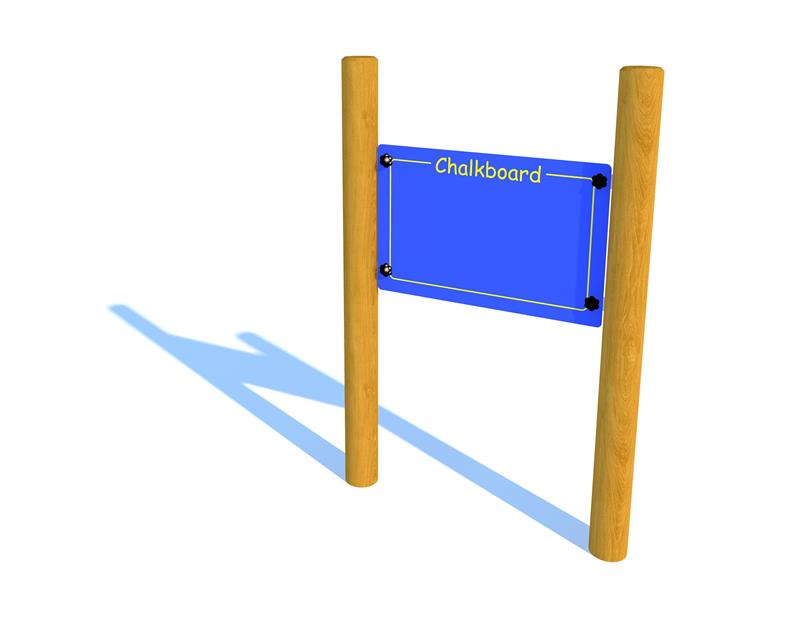Technical render of a HDPE Chalkboard Panel - Small